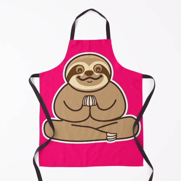 Item preview, Cute Sloth Yoga Lotus designed and sold by plushism.