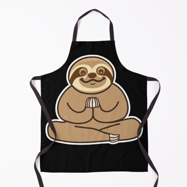 Item preview, Cute Sloth Yoga Lotus designed and sold by plushism.