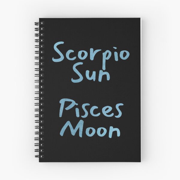 Item preview, Scorpio Sun Pisces Moon Text designed and sold by leomooncreates.