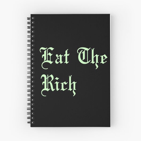 Item preview, Eat The Rich in pastel green designed and sold by tinyteacups.