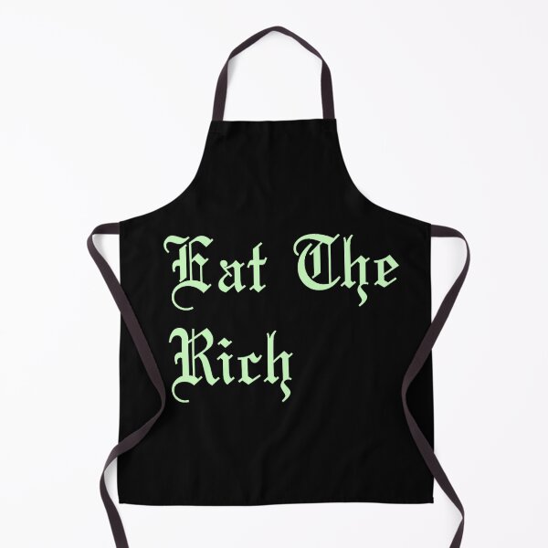Item preview, Eat The Rich in pastel green designed and sold by tinyteacups.