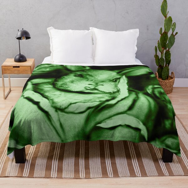 Item preview, Green bunny in Cabbages designed and sold by sandexperiment.