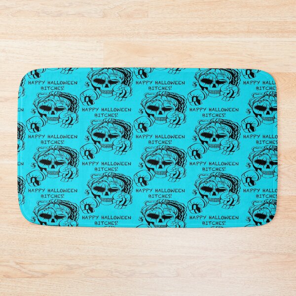 Item preview, HAPPY HALLOWEEN BITCHES! Skull Boxer on BLUE background, Boxing, Box, Boxer, gothic, halloween, spooky designed and sold by IslesArt.