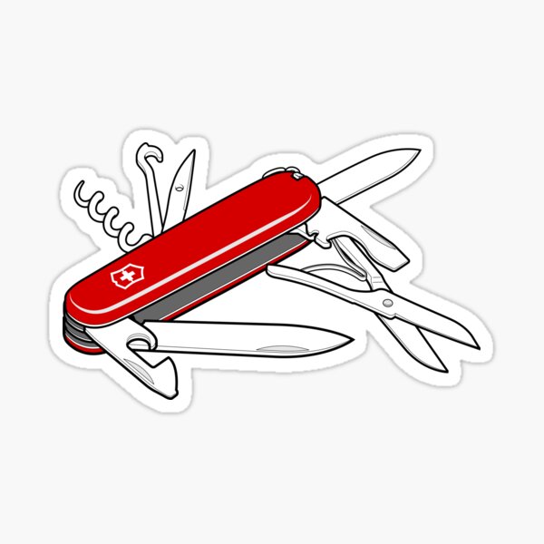 Swiss Army Knife Sticker