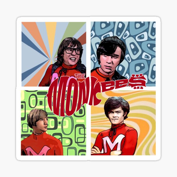 Monkeemen 4 Sticker