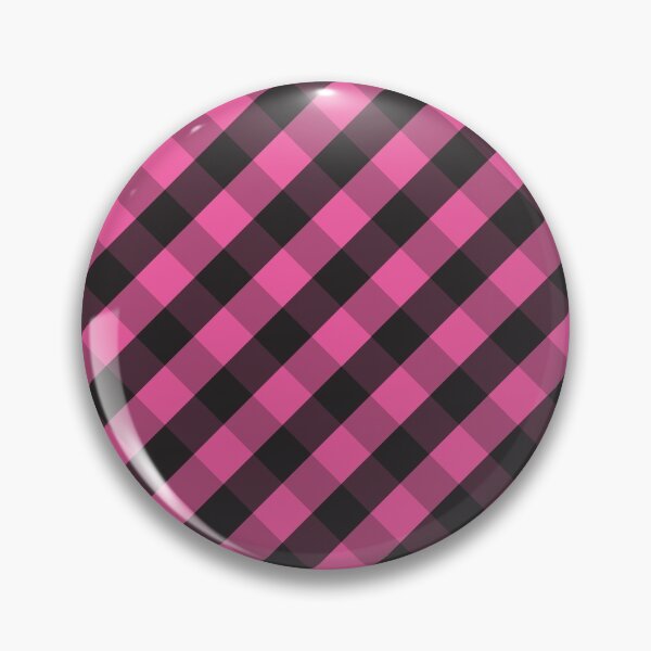 Item preview, Dark Pink and Black Check Gingham Plaid designed and sold by SqueakyRicardo.