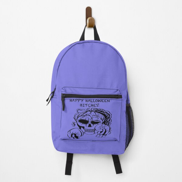 Item preview, HAPPY HALLOWEEN BITCHES! Skull Boxer on PURPLE background, Boxing, Box, Boxer, gothic, halloween, spooky designed and sold by IslesArt.