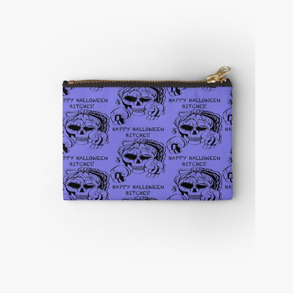 Item preview, HAPPY HALLOWEEN BITCHES! Skull Boxer on PURPLE background, Boxing, Box, Boxer, gothic, halloween, spooky designed and sold by IslesArt.