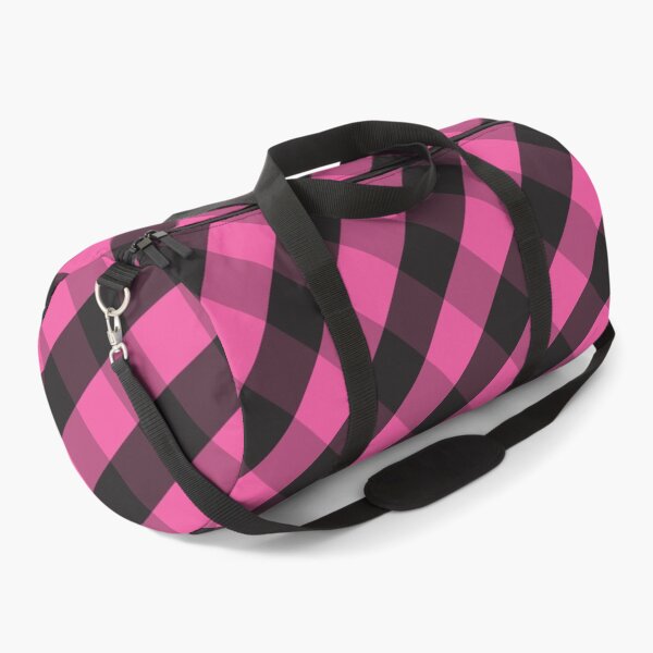Item preview, Dark Pink and Black Check Gingham Plaid designed and sold by SqueakyRicardo.