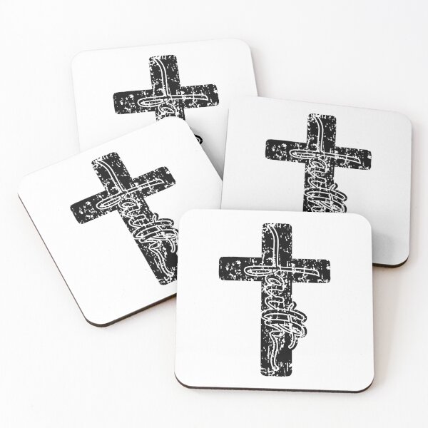 Item preview, Distressed faith cross designed and sold by PepaAnaRB.