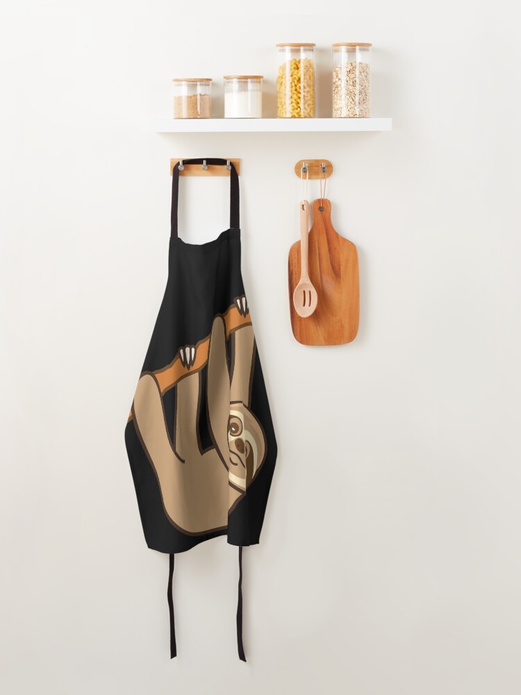 Alternate view of Cute Sloth! Apron