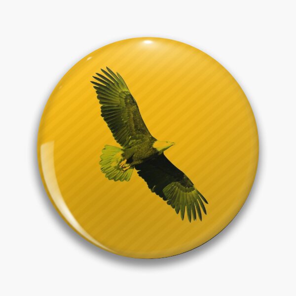 Item preview, Bald Eagle in Yellow Circle designed and sold by Moetaha9.