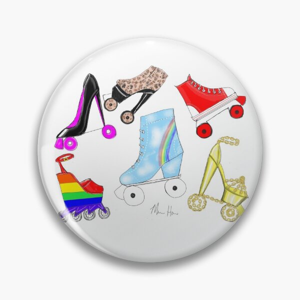 Item preview, Rollergirl, high heels, fashion, glamour, rainbow , roller skates designed and sold by Marissahaire80.