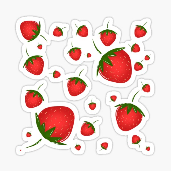 Artikel-Vorschau von Erdbeeren auf Weiß, designt und verkauft von tusklik.