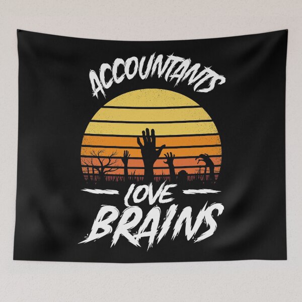 Item preview, ACCOUNTANT LOVE BRAINS, FUNNY HALLOWEEN GIFT designed and sold by TheFirstOne.