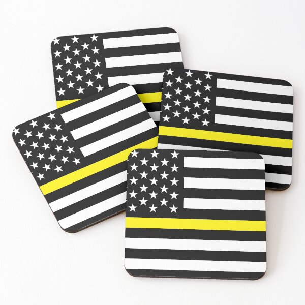 Item preview, AMERICAN FLAG - THIN YELLOW LINE designed and sold by WOOFANG.