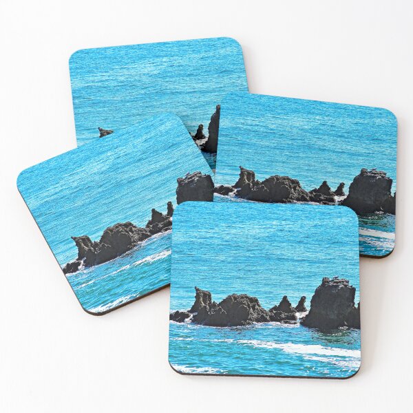 Item preview, Offshore Dark Cliff Bue Water Seascape designed and sold by worldways.