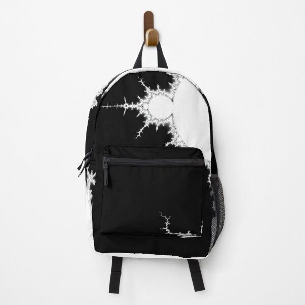 Mandelbrot - Monochrome - White Fill Backpack