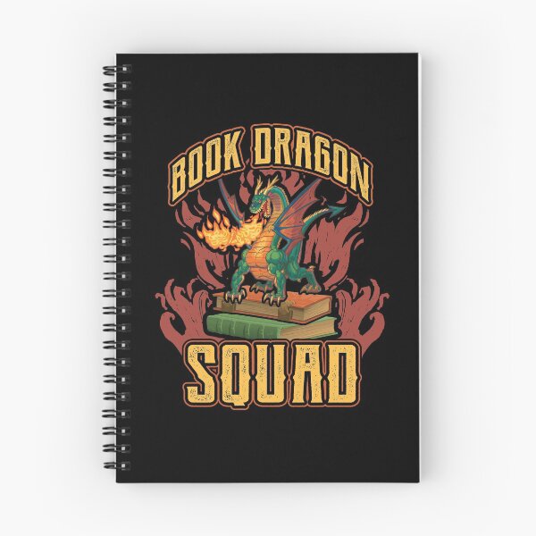 Item preview, Book Dragon Squad for Bibliophile Clubes and Book Lovers designed and sold by Melissa Gaz.