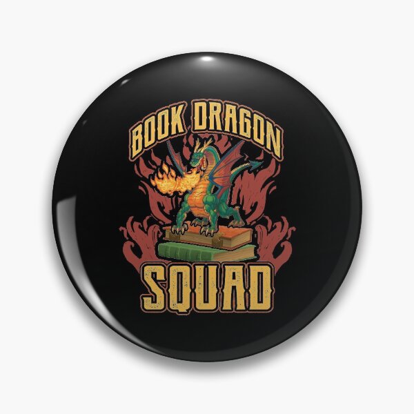Item preview, Book Dragon Squad for Bibliophile Clubes and Book Lovers designed and sold by Melissa Gaz.