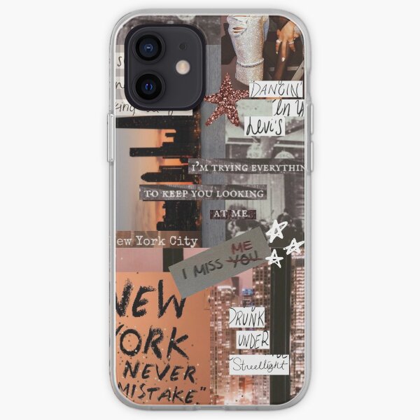 Collage de New York Coque souple iPhone