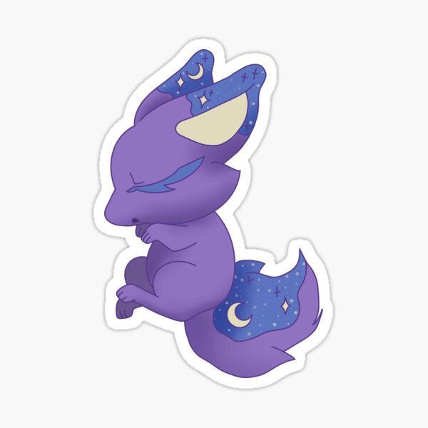 Galaxy Fox Baby Sticker