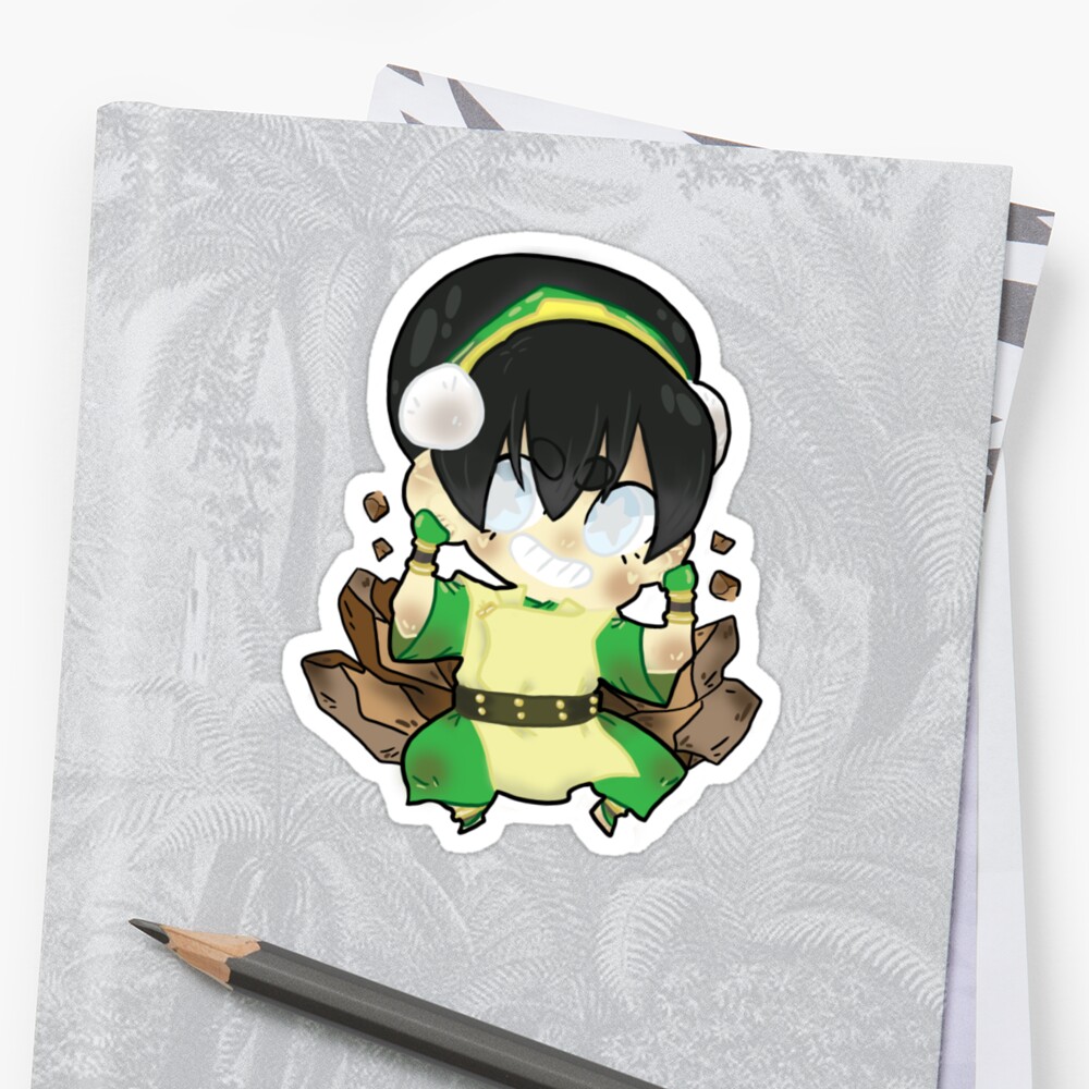 Avatar The Last Airbender Toph Stickers By Mia Restrepo Redbubble 5899