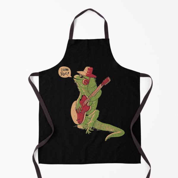 Item preview, I Gwanna Rock! - Funny Iguana Guitar Gift  designed and sold by EduEly.