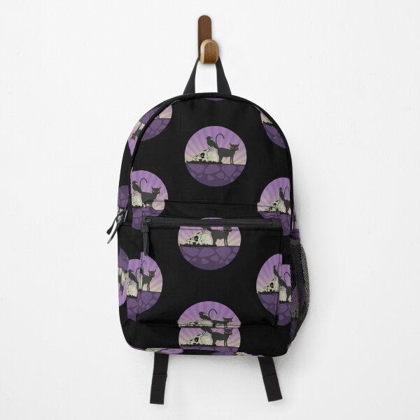 Item preview, Spooky Halloween Cat Skull Crow Retro designed and sold by SAVWIS.