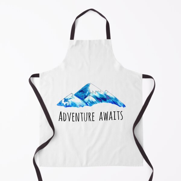 Item preview, Adventure Awaits, blue mountains designed and sold by WanderlustBunny.