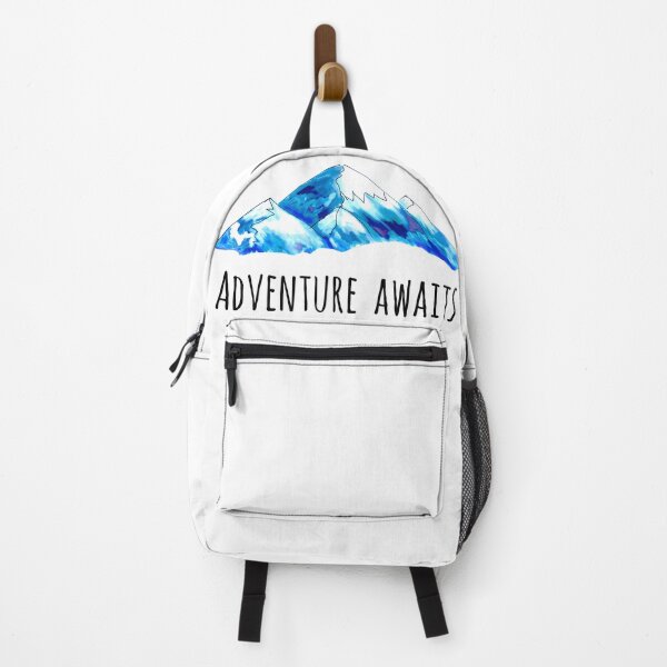 Item preview, Adventure Awaits, blue mountains designed and sold by WanderlustBunny.