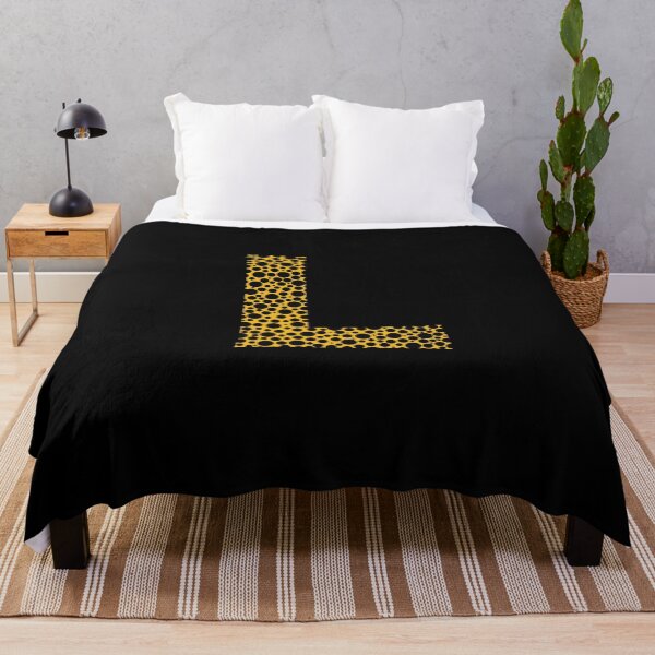 Item preview, Black polka dots on yellow monogram designed and sold by avion-en-papier.