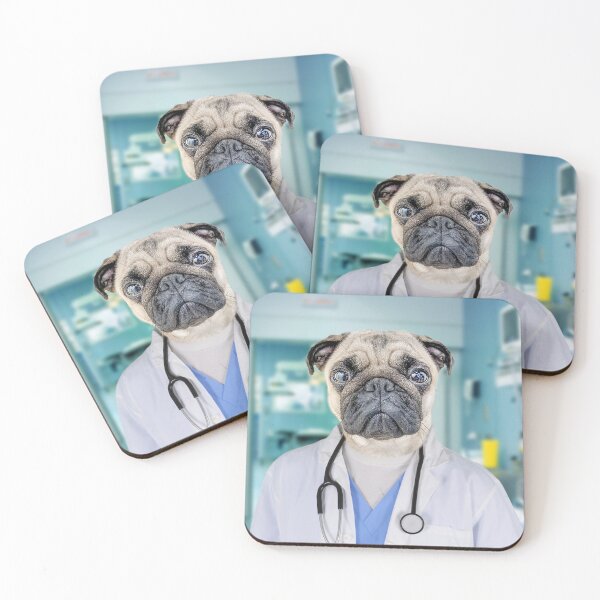 Item preview, Doctor Pug Dog designed and sold by MOKA META.