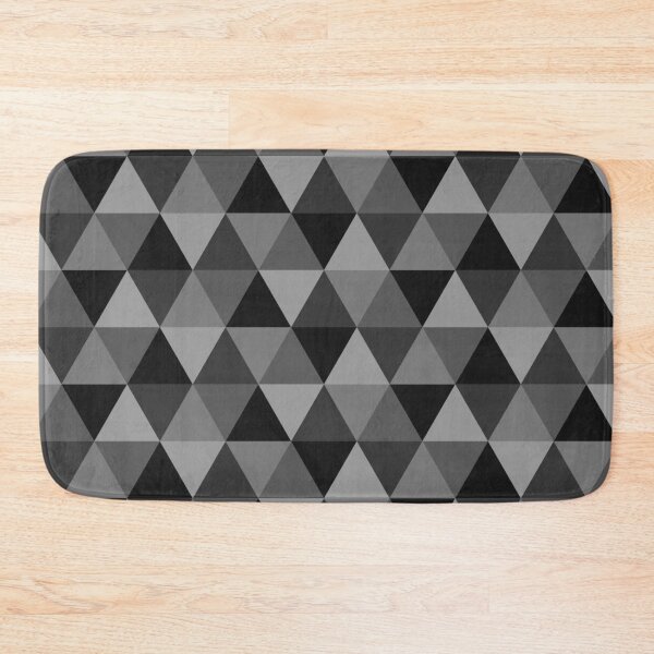 Item preview, Gray triangular seamless pattern. designed and sold by TashaVector.