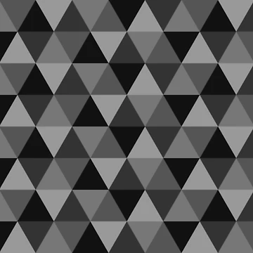 Artwork thumbnail, Gray triangular seamless pattern. by TashaVector