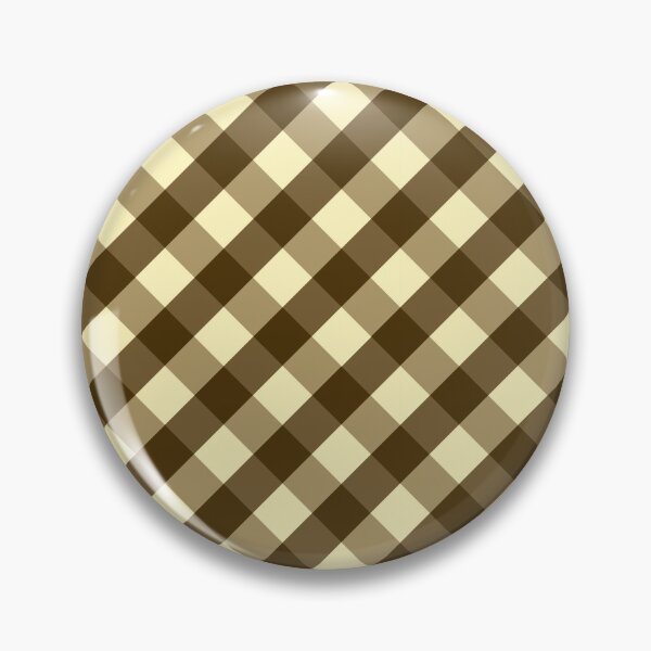 Item preview, Brown and Tan Retro 60s Check Gingham Plaid designed and sold by SqueakyRicardo.
