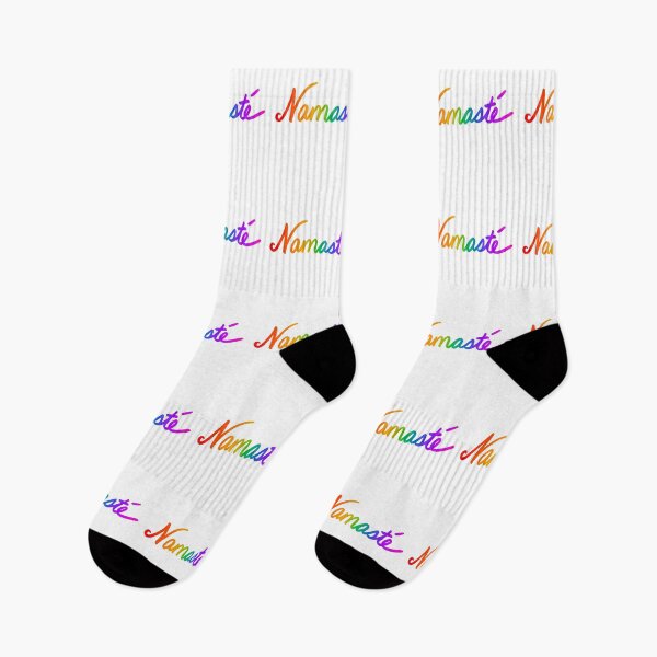Item preview, Namaste Rainbow Word designed and sold by Ikigai-Images.