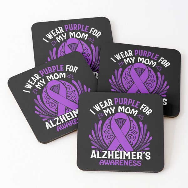 Item preview, I Wear Purple For My Mom Alzheimer's Disease Awareness Gift designed and sold by Best Designer.