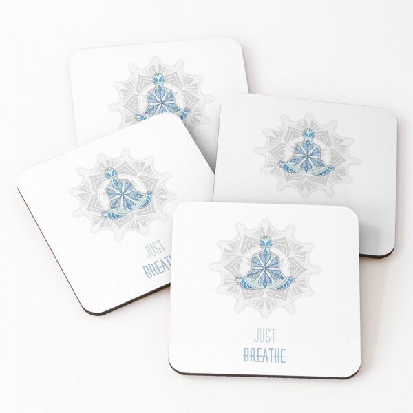 Item preview, Mandala Silhouettes - Just Breathe designed and sold by DigitalZealot.