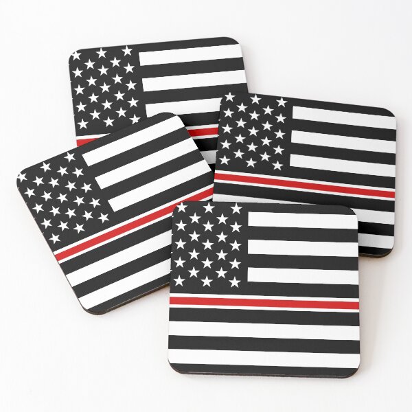 Item preview, AMERICAN FLAG - THIN RED/WHITE STRIPE designed and sold by WOOFANG.