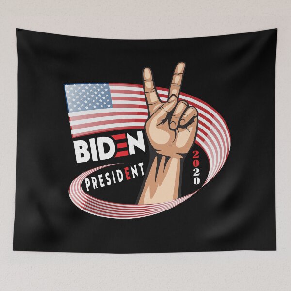 Item preview,  BIDEN 2020 , BIDENHARRIS 2020 , American Flag , Victory Sign  designed and sold by Smart Collection .