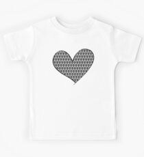 221B Wallpaper Heart Kids Tee