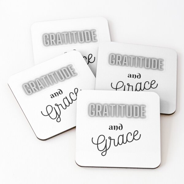 Item preview,  Gratitude and Grace-Black Text designed and sold by Trendi61.