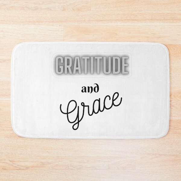 Item preview,  Gratitude and Grace-Black Text designed and sold by Trendi61.