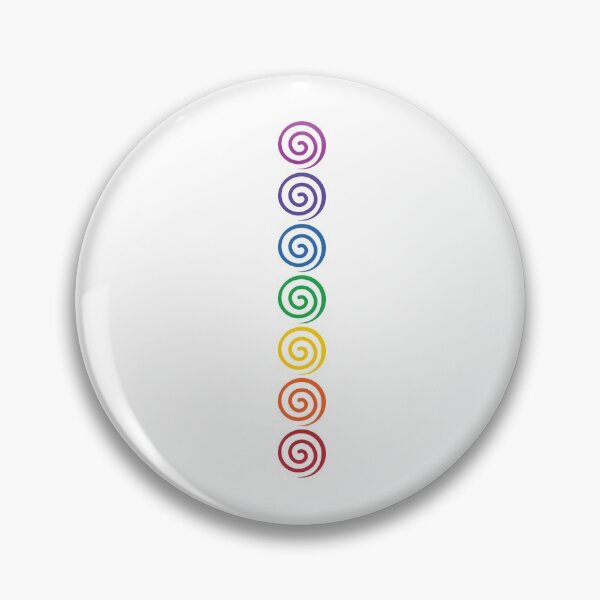 Item preview, 7 Abstract Chakra Colors - 35 VT WBG designed and sold by chakraplaza.