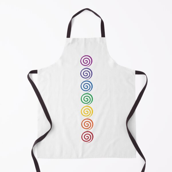 Item preview, 7 Abstract Chakra Colors - 35 VT WBG designed and sold by chakraplaza.