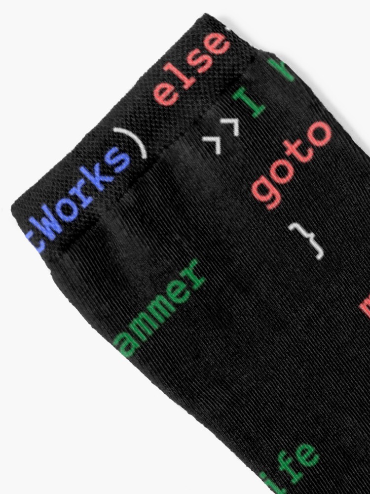 Thumbnail 2 of 5, Socks, Programmer Designs designed and sold by BleuBlue.