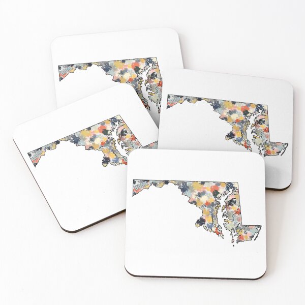 Item preview, Paint Splatter Maryland designed and sold by ComeAlongHarper.