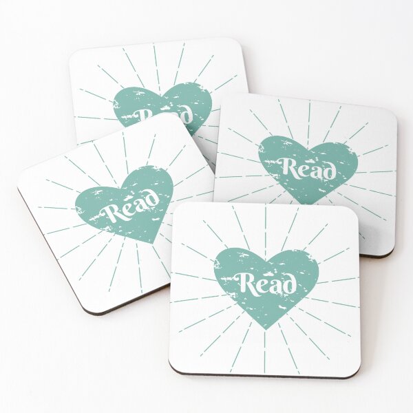 Item preview, Read Heart - Light turquoise  designed and sold by RedRubi.