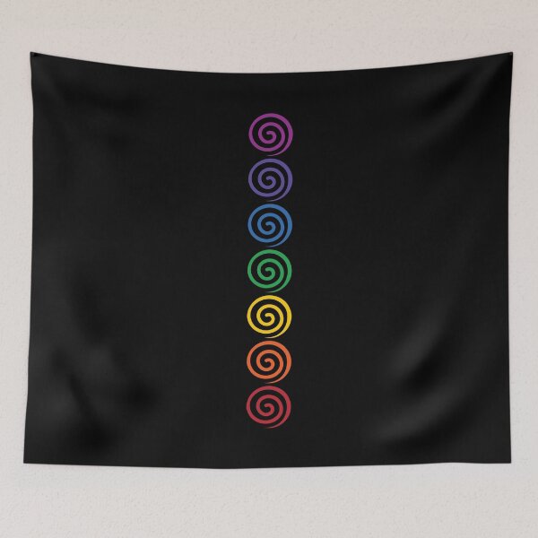 Item preview, 7 Abstract Chakra Colors - 35 VT BBG designed and sold by chakraplaza.